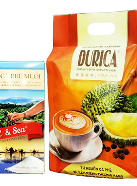 越南进口原装C&Sea581卡布奇味海盐咸味速溶咖啡提神办公固体饮料