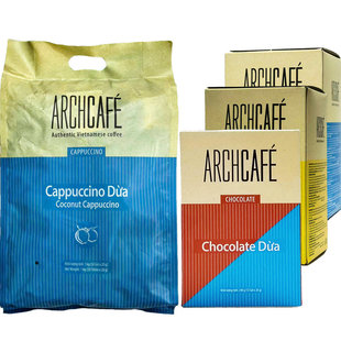 越南ARCH榴莲椰子奶四合一卡布奇诺咖啡速溶提神醒脑学生奶香味