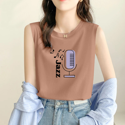 100%纯棉时尚背心上衣