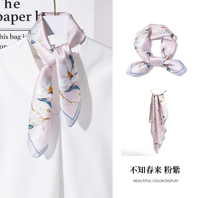 新款高档礼盒装真丝丝巾女上海故事正品桑蚕丝方巾母亲节送妈妈