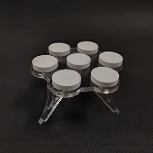 造景珊瑚基座纽扣繁殖底座硬骨断枝瓦片拼盘脑支架海水缸lps提升