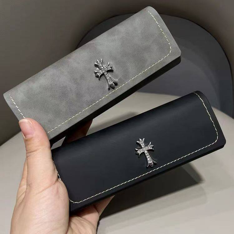 哥特风磁吸时尚十字架近视眼镜盒
