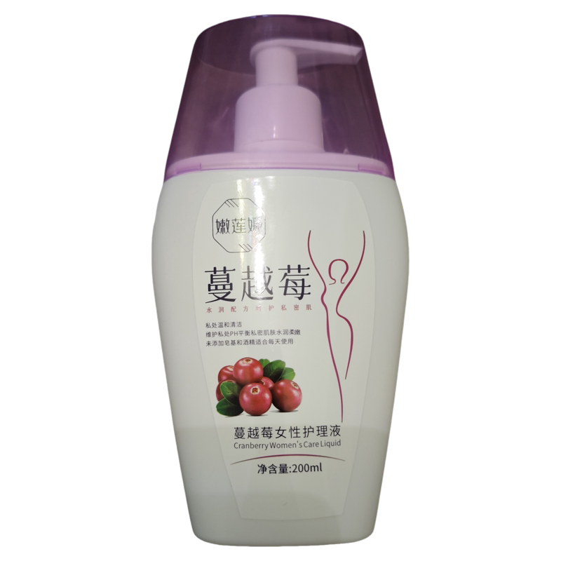 蔓越莓女性护理液清爽不黏腻改善异味温和清洁保湿