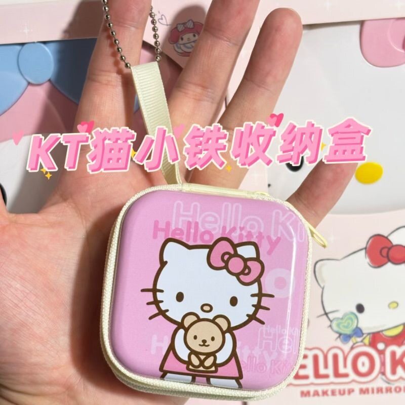 KT猫硬壳迷你拉链零钱包挂件