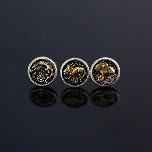 Retro Wealth Attraction Pixiu Fabulous Wild Beast Earnail Fo