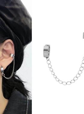 Earbone Chain Personalized Stainless Steel Hip Hop Earrings