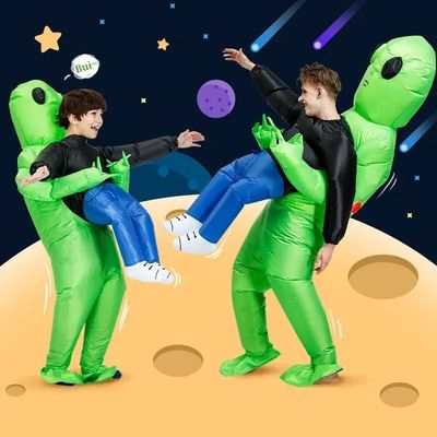 ET-Aliens Inflatable Costume Scary Monster Cosplay For Adult