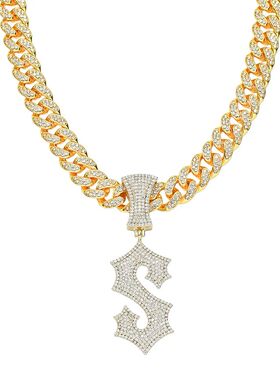 Fashion Hip Hop Rap Men's Letter S Pendant Accessories ndy C
