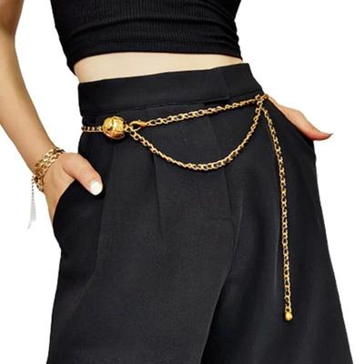 Fashion Chain Belt For Women Metal Waist Chain Designer Luxu