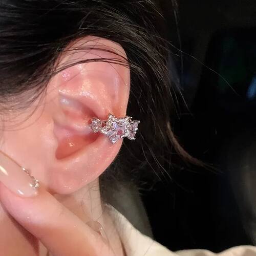 Fashion Zircon Star Ear Cuffs Without Piercing Ear Clip Earr