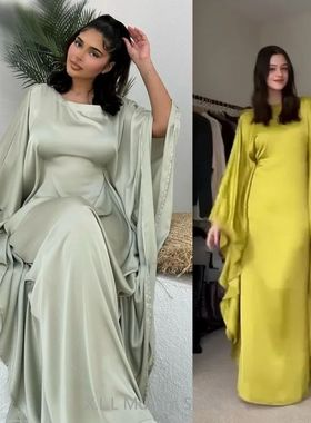 Closed Bawing  Women  Dress Turkish ic Dress Women 2024 For