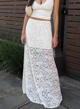 Half length Skirt Fashionable and Sexy Spicy Girl Long Skirt