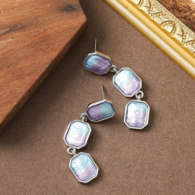 Fashion and exquisie Maillard syle fringed earrings, ligh lu