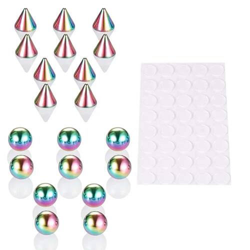 Geometric Punk Men With er No Piercing For Earrings No Pierc