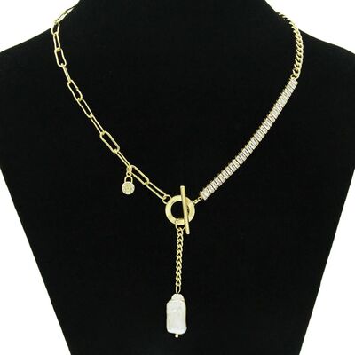 Metal necklace temperament Y-shaped collarbone chain ndy cha