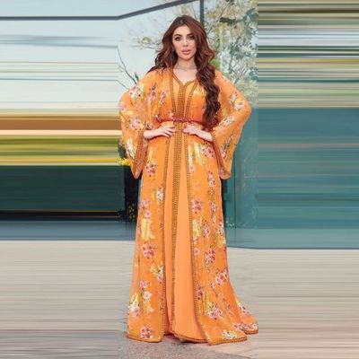 2025 New Musulman  Dress Chiffon Prin Ho Samping  Sui Gorgeo