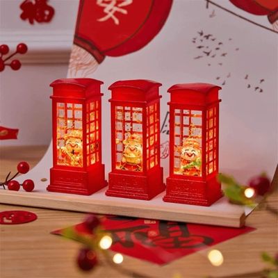 Mini Wealth God Night Lamp Luminous Hanging Ornament New Yea