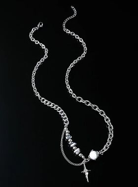 Fashionable hip-hop style stainless steel personality ins ni