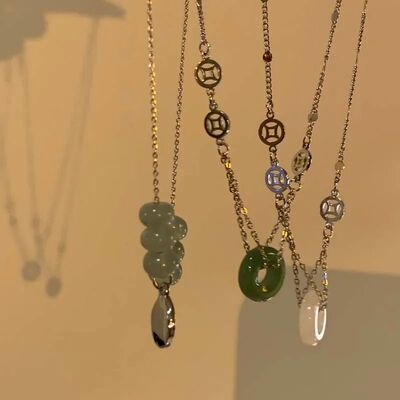 New Chinese Syle Colorful Naural Sones Choker Bohemia Handma