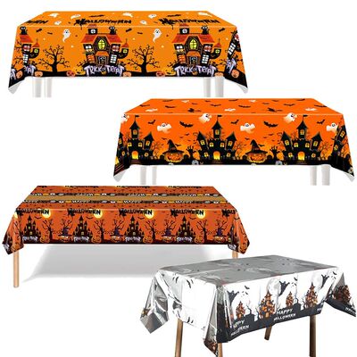 Halloween Theme Tablecloths Pumpkin Ghost Party Decorations