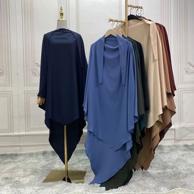 Long Khimar   s Modest Prayer Garment Overhead  Scarf ic Bur