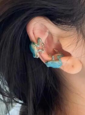 Personaliy Fashion Funny Creaive Frog Ear Clip Earrings for