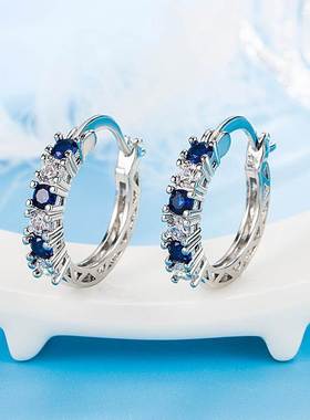 New Fashion Classic Simple Creative Colorful Zircon Earrings