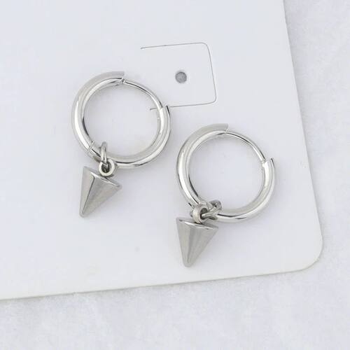 Conical Earrings for Men Trendy Minimalist and Geometric Ear
