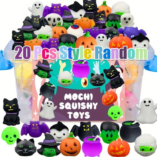 20pcs Halloween Party Gift Halloween Snack Bag Gift Cute Sof
