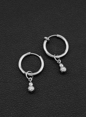 Simple round gourd cute ins popular minimalist earrings