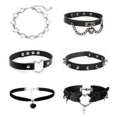 Sexy rendy Vintage Charm Round Gothic Collar Necklaces Jewel