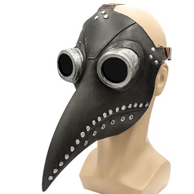 Steampunk Bird Beak Latex Mask Retro Gothic Costume Mask for