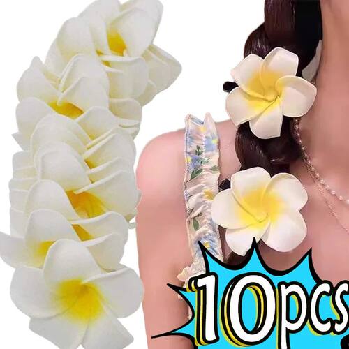 2025 New Women Plasic Flower Hair Clips Fashion Girls Hairpi