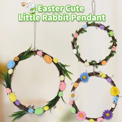 DIY Handmade Easer Decoraions Decoraive Eggs, Arificial Gras