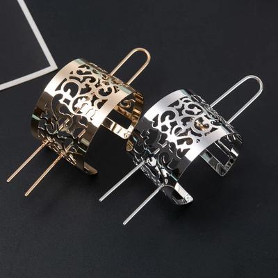 Hair s Feather Bun Cuff Leaf HairPin Set Women Unique Weddin