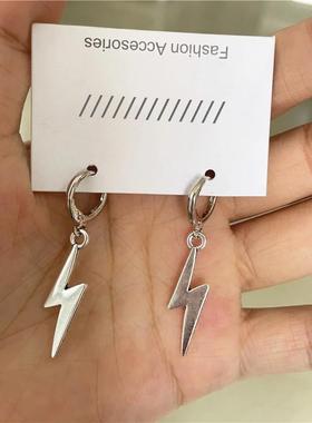 Rinhoo Punk stainless steel Earrings Men Women Gothic Cross