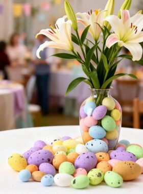 200pcs Foam Egg DIY Paining Craf Easer Pary Home Decoraion F