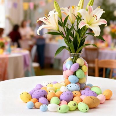 200pcs Foam Egg DIY Paining Craf Easer Pary Home Decoraion F