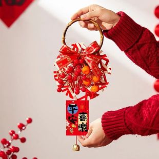 Traditional New Year Decorations Handcrafted with Bell Bambo