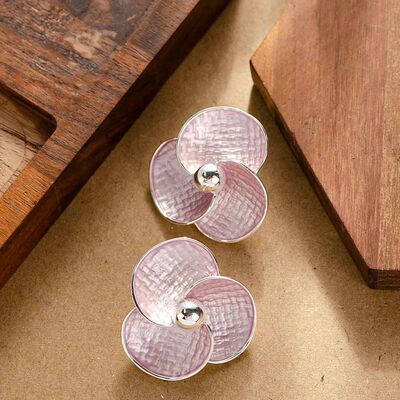 Popular fashion pain flower sud earrings exaggeraed emperame