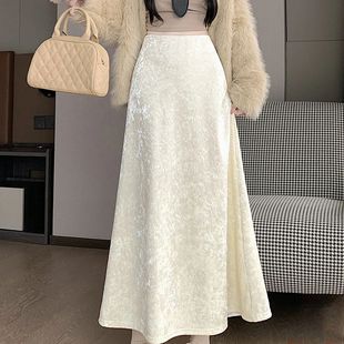 Color Skirts Elegance Light Daily Solid Fashion Commu luxury