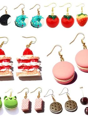 Earring For Women Resin Drop Custom Made Handmade Cute Girls