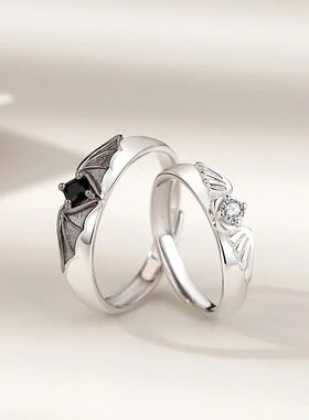 Sainless Seel Angel Demon Couple Rings Fashion Design Creaiv