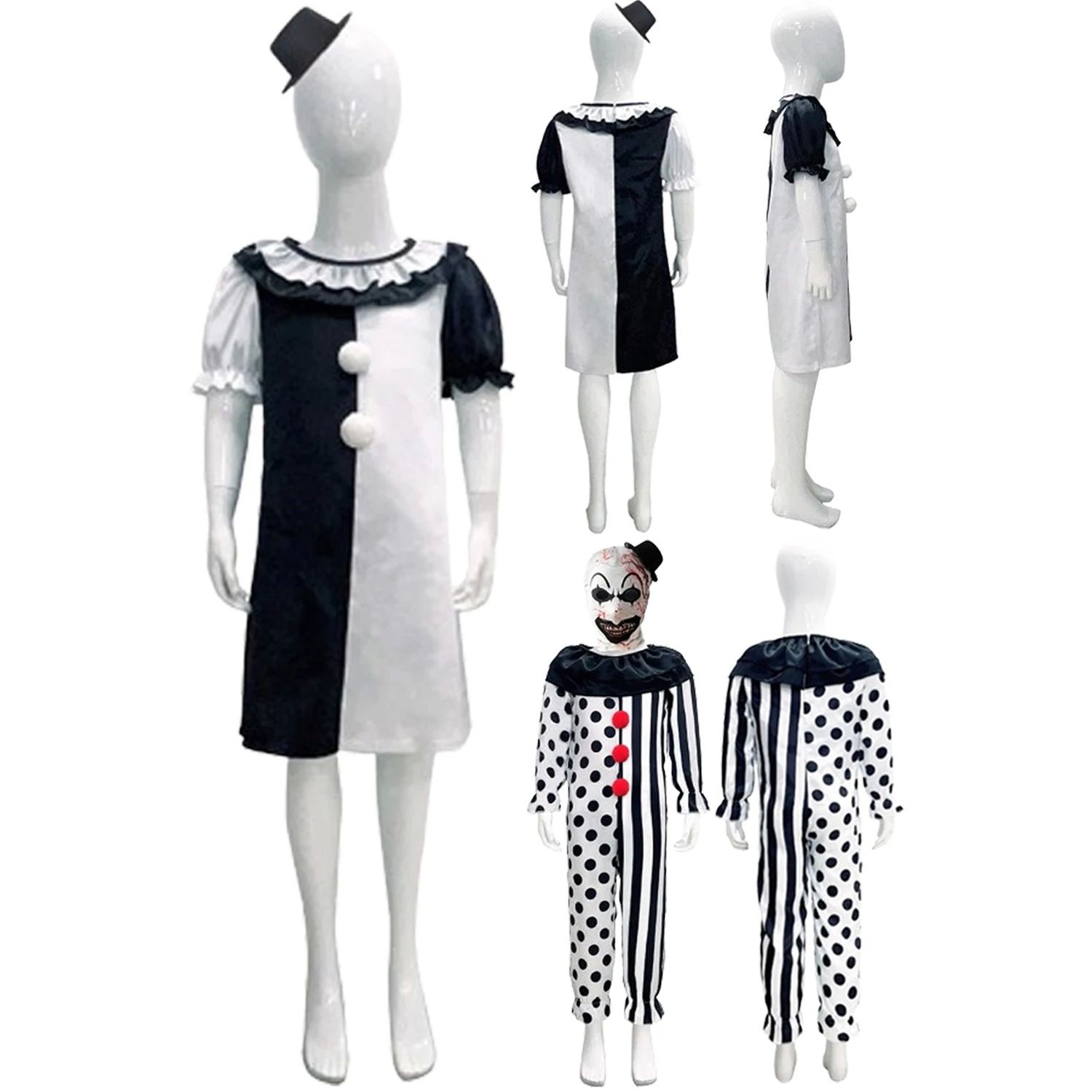 Fantasy Art The Clown Cosplay Boys Girls Fantasia Movie Terr