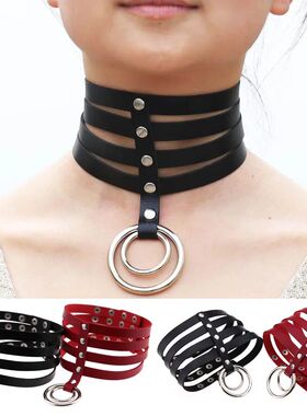 Fashion Punk  Easy Individualiy  Harajuku syle PU Choker Sre