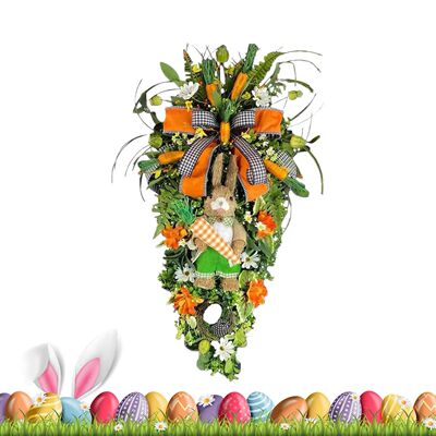 Easer Teardrop Wreah Ornamen Easer Bunny Carro Wreah Arifici