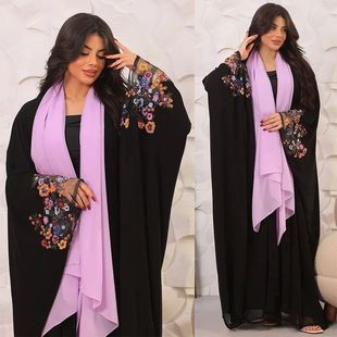 Dress Women  Kaftan Elegant Sequins Cardigan Party Caftan Ja