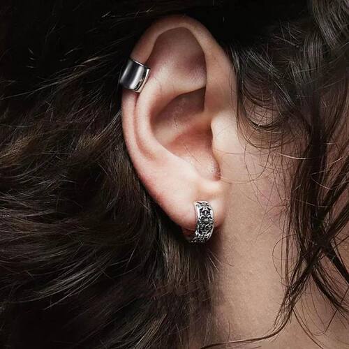 Unique Cross Without Ear Hole Ear Clip For Male Trendy Perso
