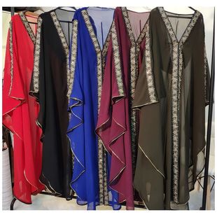 Chiffon Hooded Dress Women  Party Dresses African Vestidos L