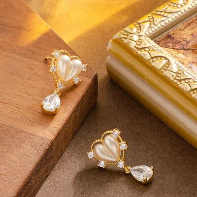 French elegance personaliy cour syle diamond-encrused zircon